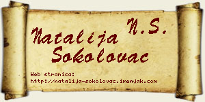Natalija Sokolovac vizit kartica